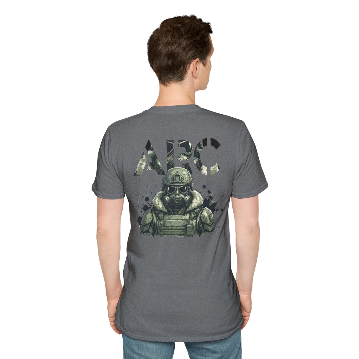ARC Tactical Soldier T‑Shirt — Military Gas Mask Graphic Tee
