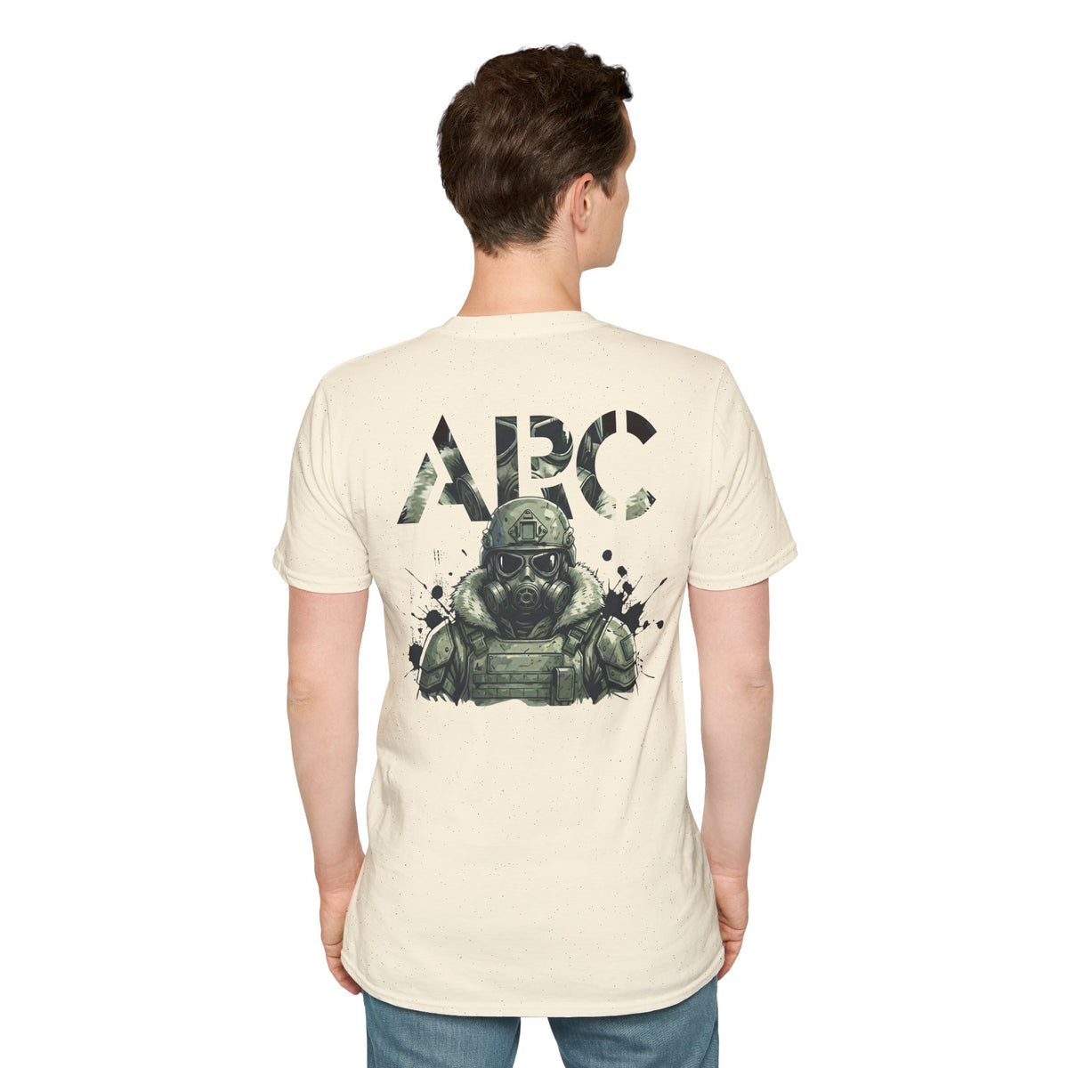 ARC Tactical Soldier T‑Shirt — Military Gas Mask Graphic Tee