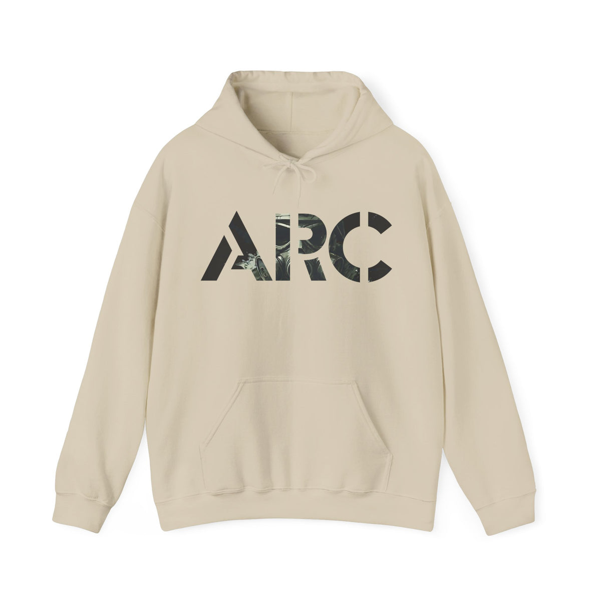 ARC Gas Mask Hoodie — Tactical Post-Apocalyptic Graphic Sweatshirt