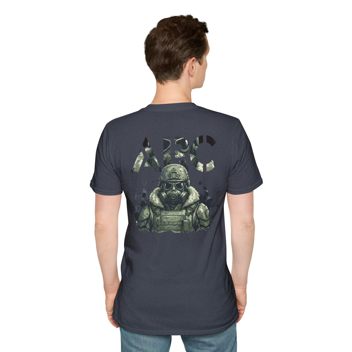 ARC Tactical Soldier T‑Shirt — Military Gas Mask Graphic Tee