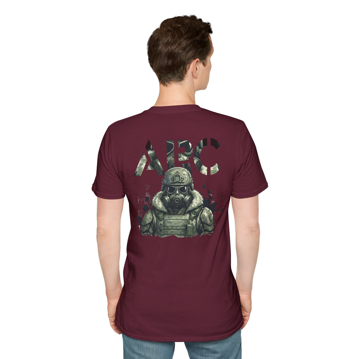 ARC Tactical Soldier T‑Shirt — Military Gas Mask Graphic Tee