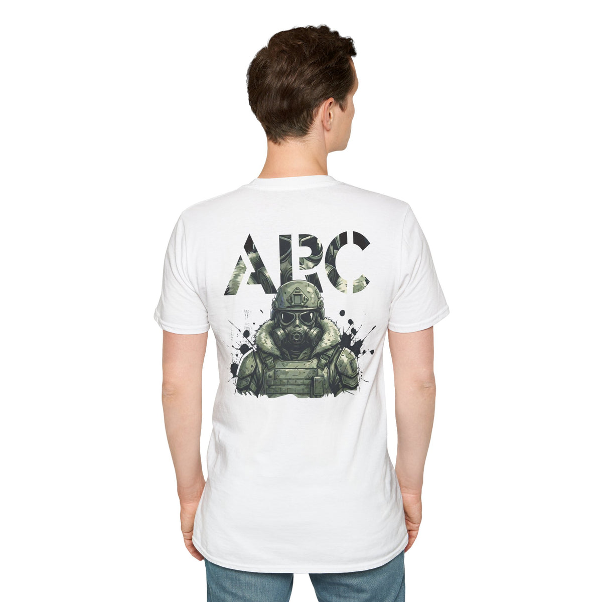 ARC Tactical Soldier T‑Shirt — Military Gas Mask Graphic Tee