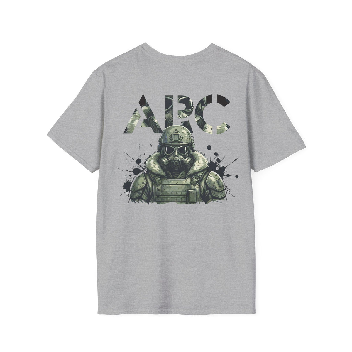 ARC Tactical Soldier T‑Shirt — Military Gas Mask Graphic Tee