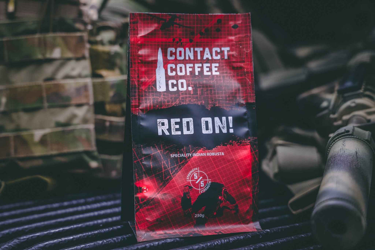 Red On! High-Caffeine Coffee