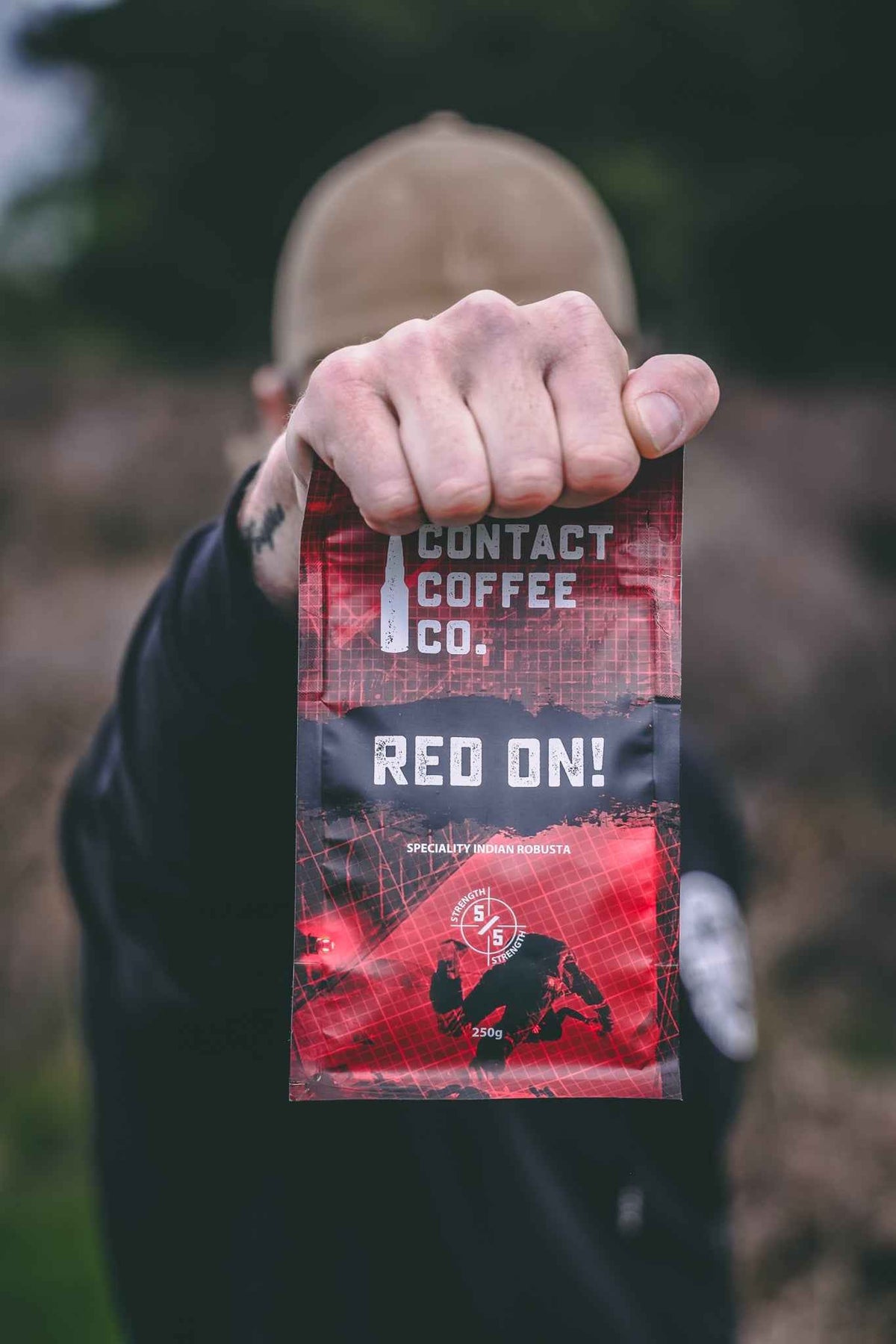 Red On! High-Caffeine Coffee