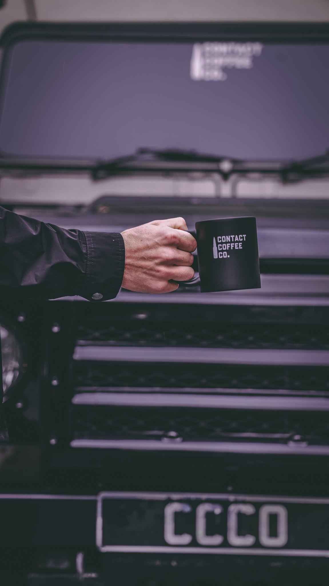 Contact Coffee Co Mug - Alpha