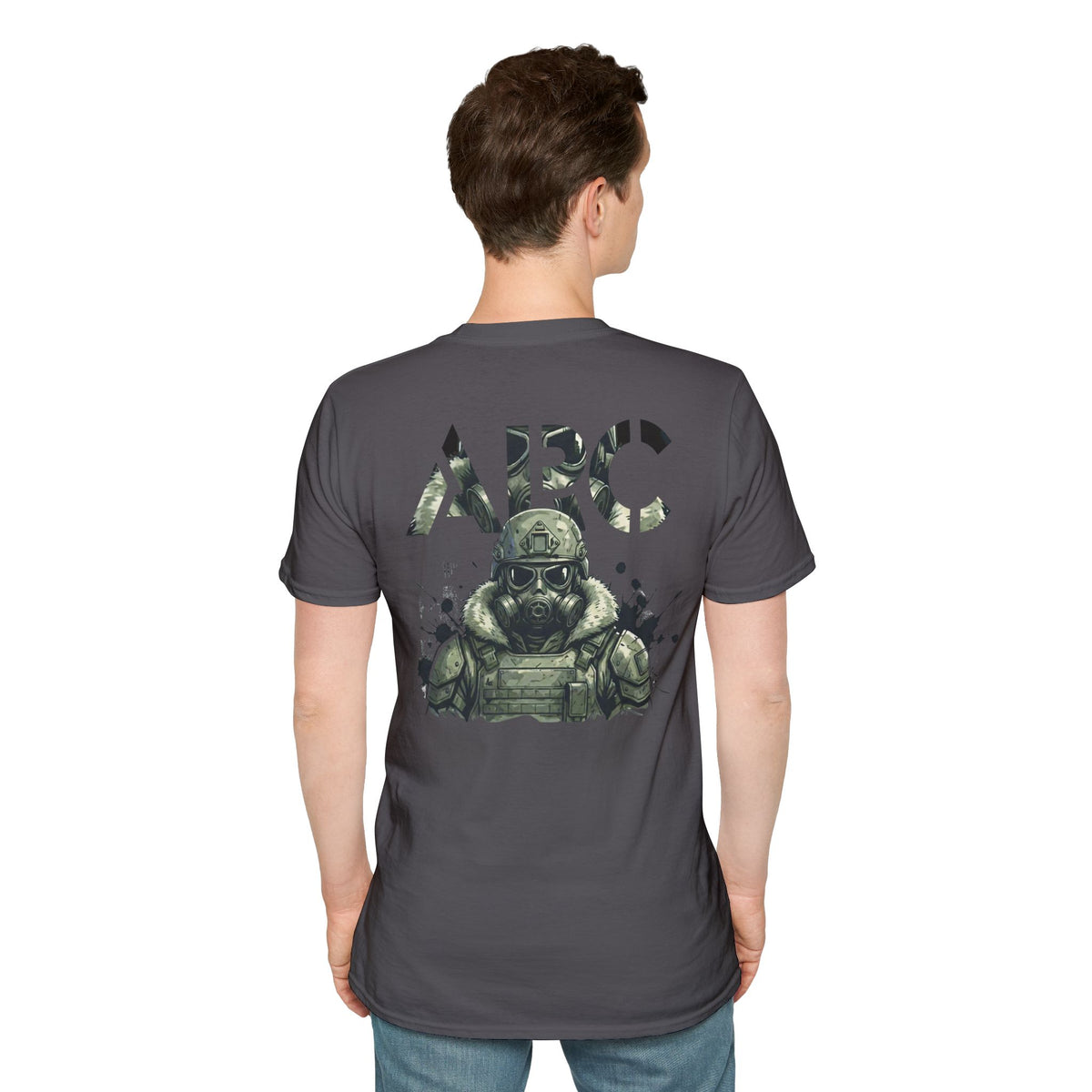 ARC Tactical Soldier T‑Shirt — Military Gas Mask Graphic Tee