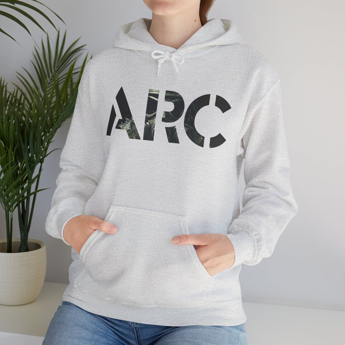 ARC Gas Mask Hoodie — Tactical Post-Apocalyptic Graphic Sweatshirt