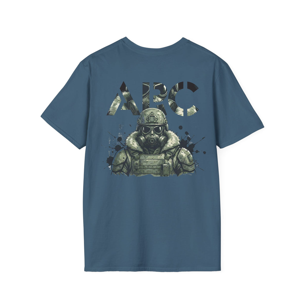 ARC Tactical Soldier T‑Shirt — Military Gas Mask Graphic Tee
