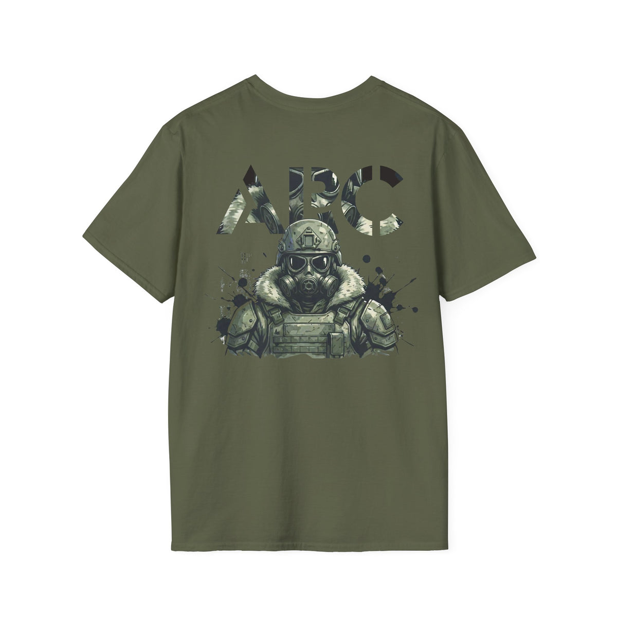 ARC Tactical Soldier T‑Shirt — Military Gas Mask Graphic Tee