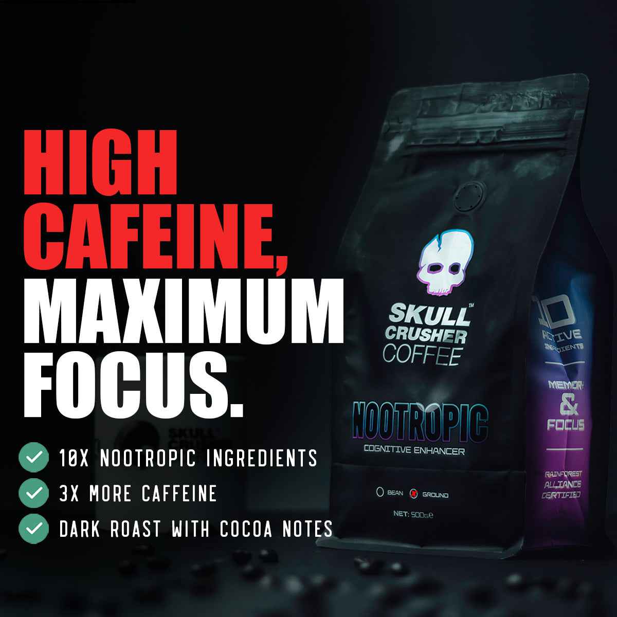 Skull Crusher Coffee - Nootropic