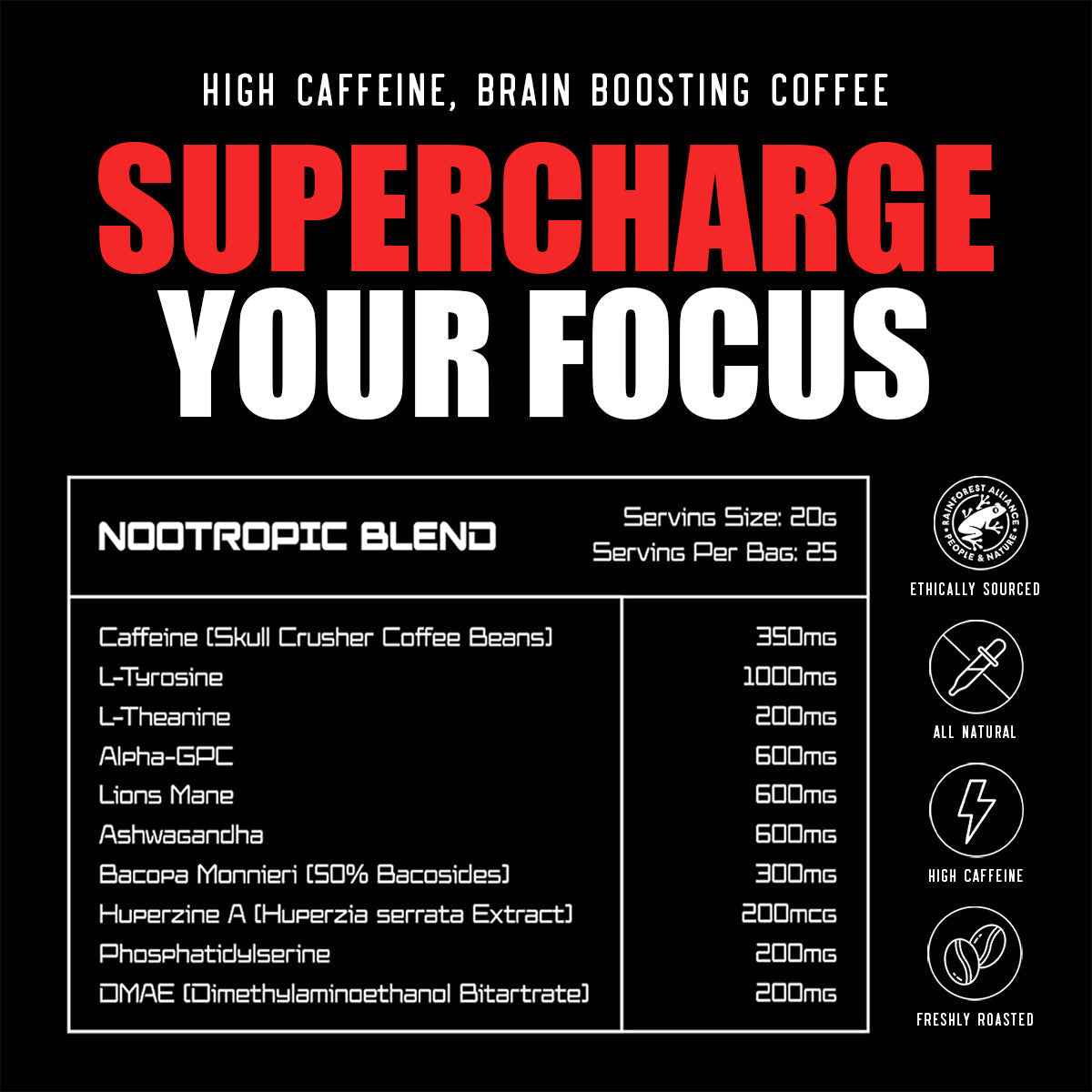 Skull Crusher Coffee - Nootropic