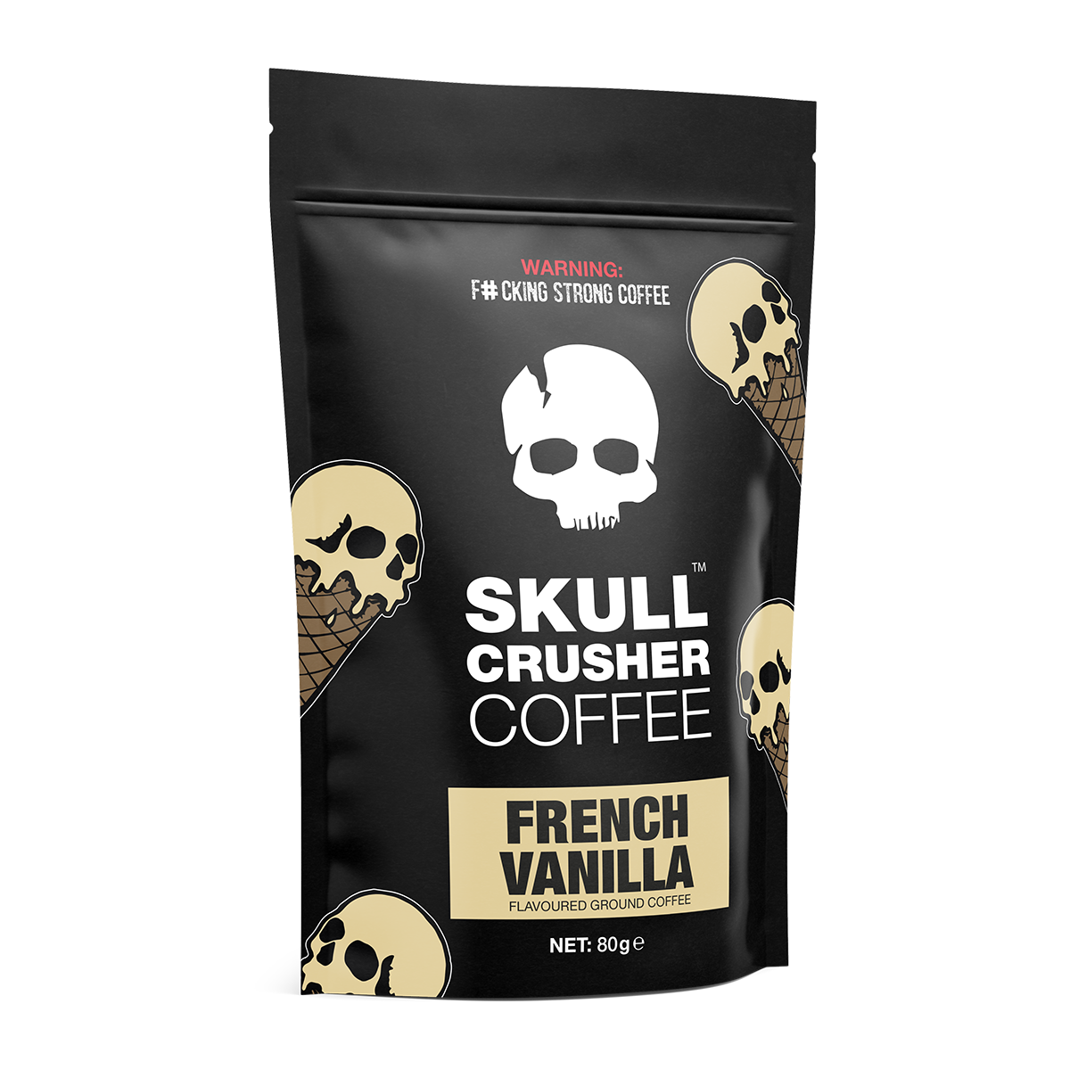 Skull Crusher Coffee - French Vanilla - 80g