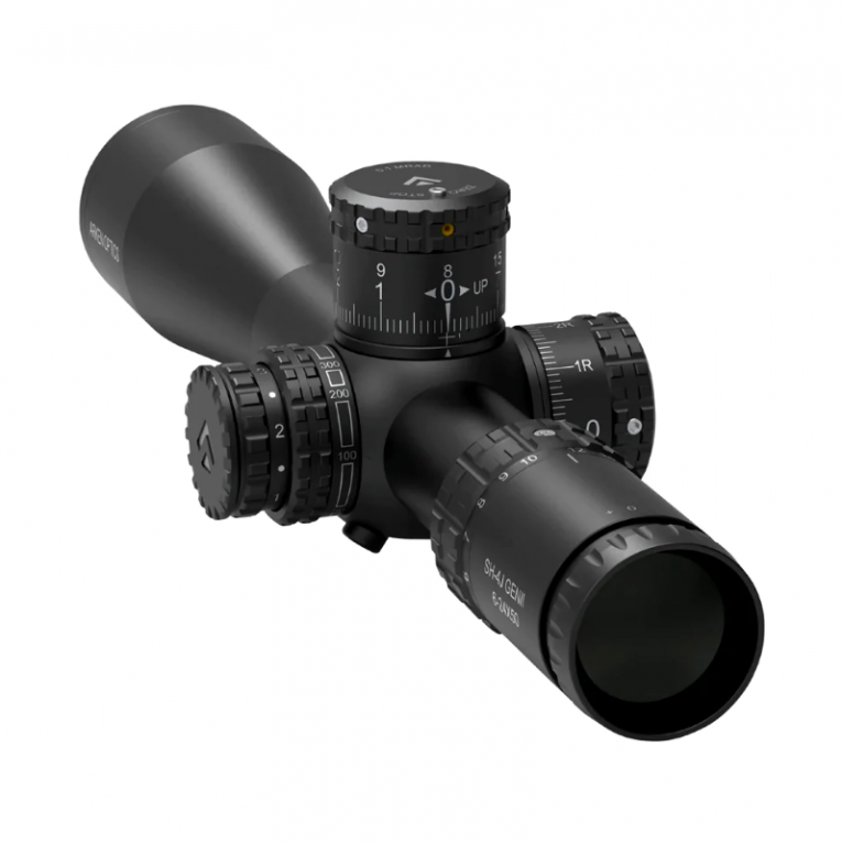 Arken Optics SH-4J 6-24x50 FFP Illuminated 34mm VHR Zero Stop Rifle Scope - MIL - ARC Accessories