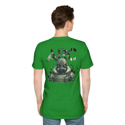 ARC Tactical Soldier T‑Shirt — Military Gas Mask Graphic Tee