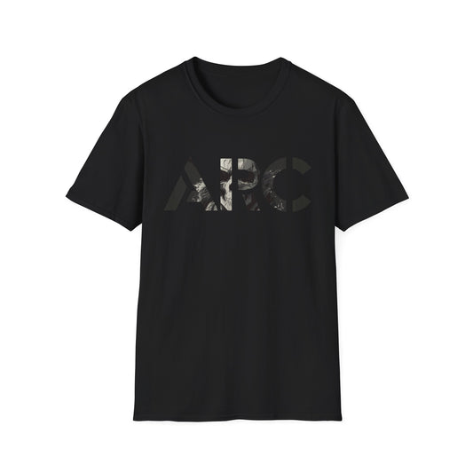 ARC Skull Graphic T‑Shirt — Grunge Military Skull Backprint