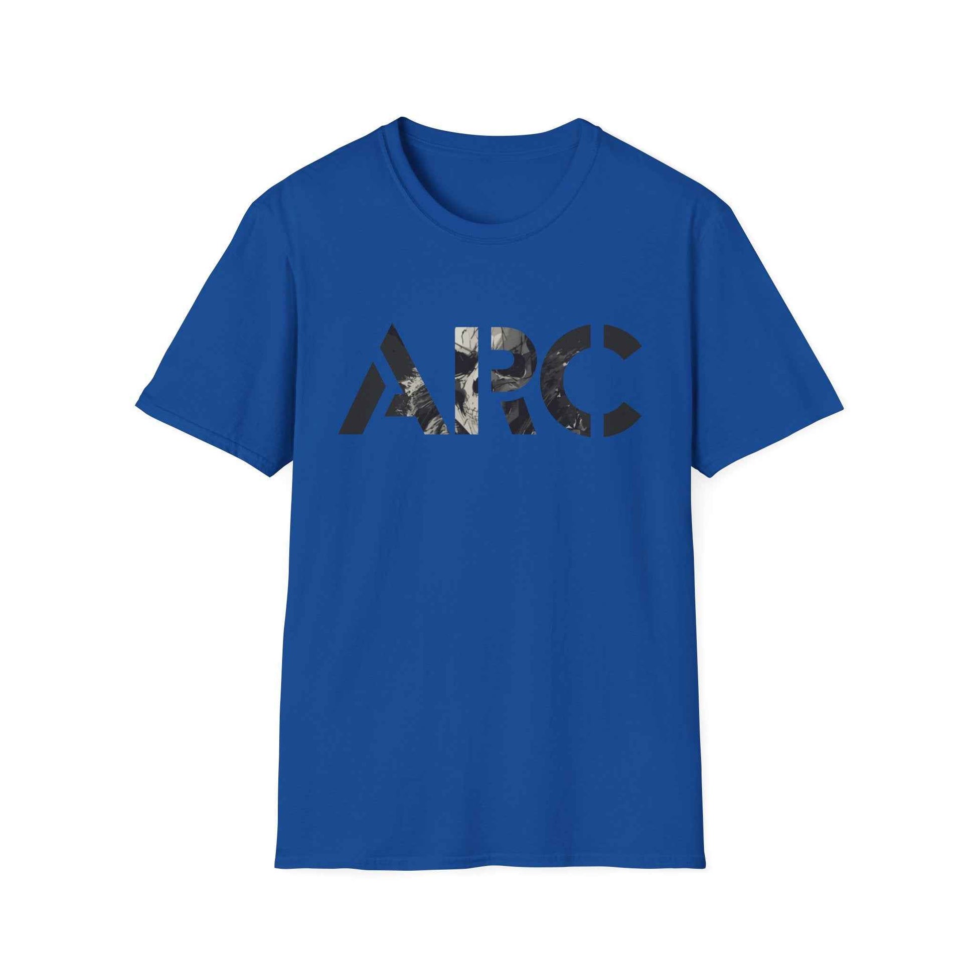 ARC Skull Graphic T‑Shirt — Grunge Military Skull Backprint