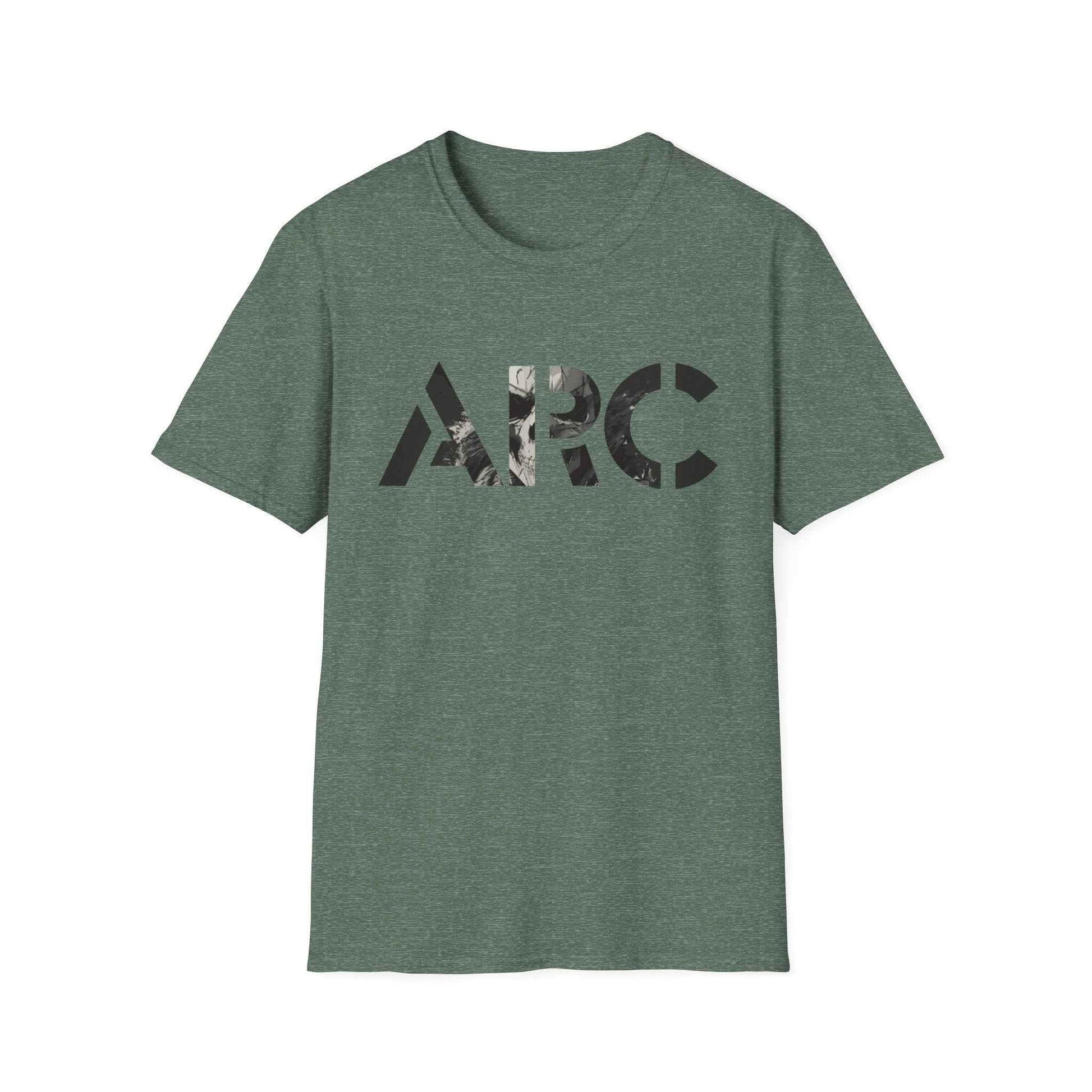ARC Skull Graphic T‑Shirt — Grunge Military Skull Backprint