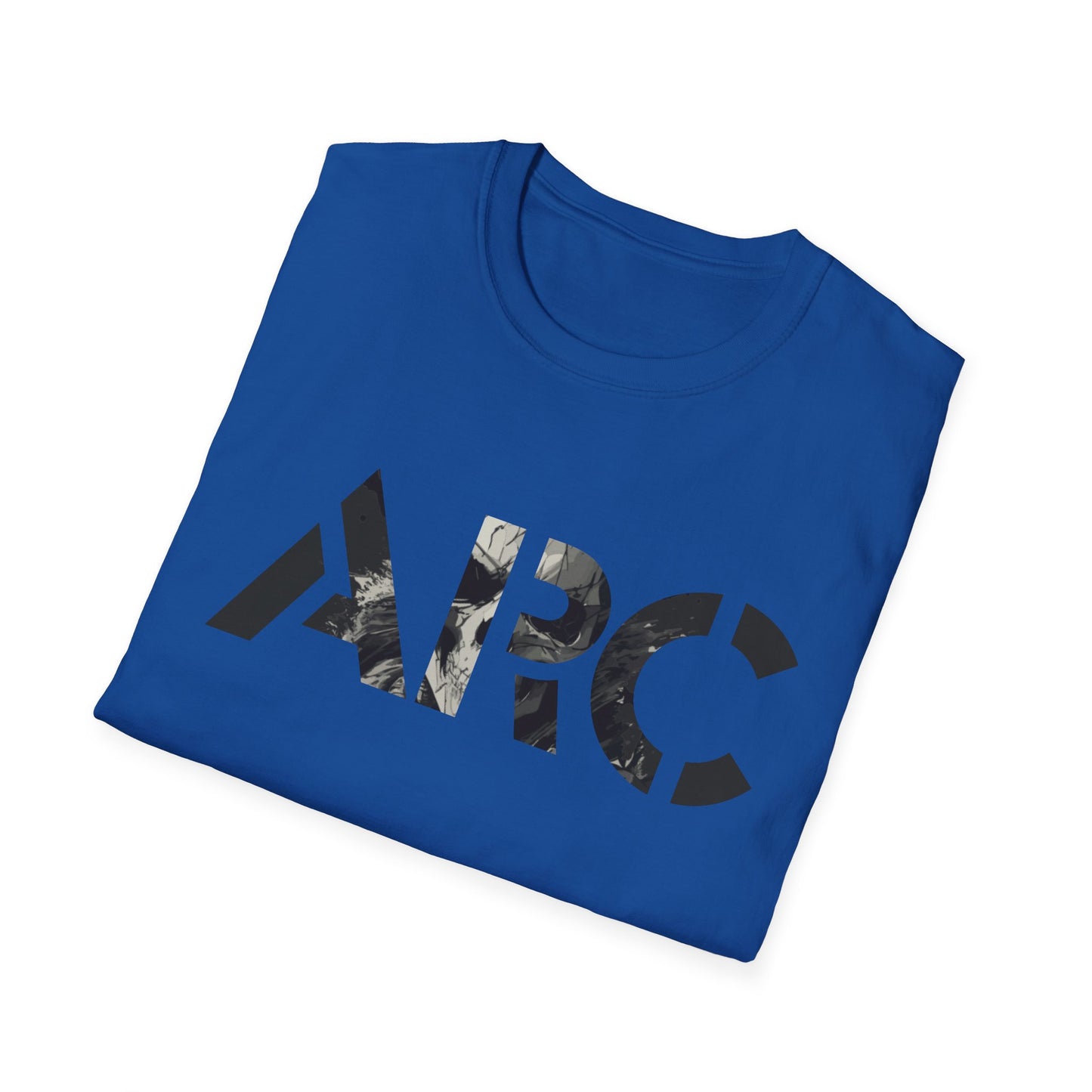 ARC Skull Graphic T‑Shirt — Grunge Military Skull Backprint