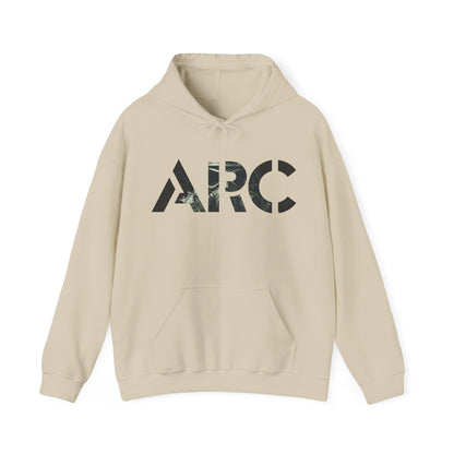 ARC Gas Mask Hoodie — Tactical Post-Apocalyptic Graphic Sweatshirt