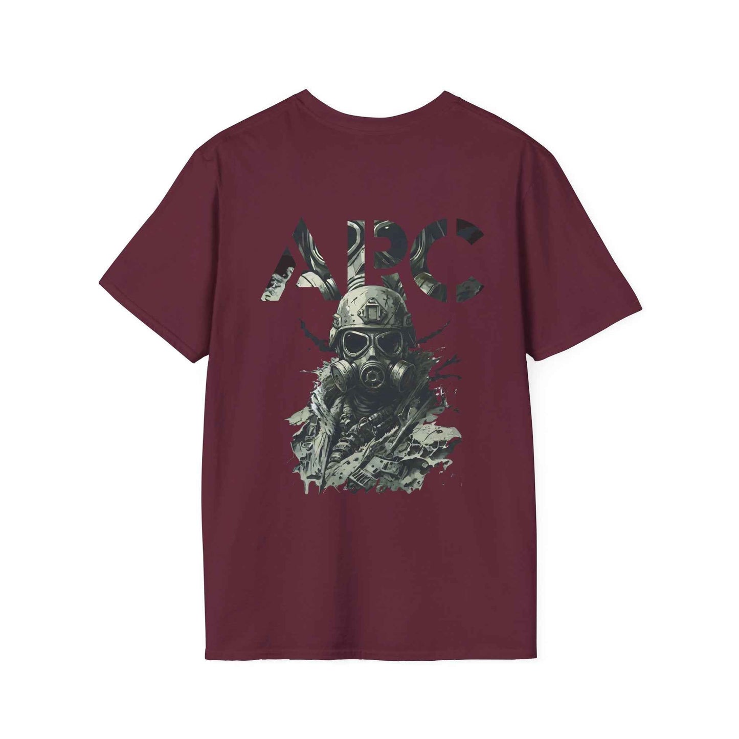 ARC Gas Mask Graphic T-Shirt — Post-Apocalyptic Military Streetwear