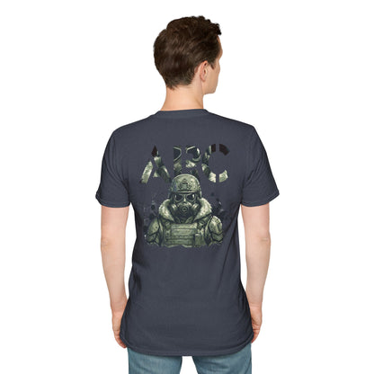 ARC Tactical Soldier T‑Shirt — Military Gas Mask Graphic Tee