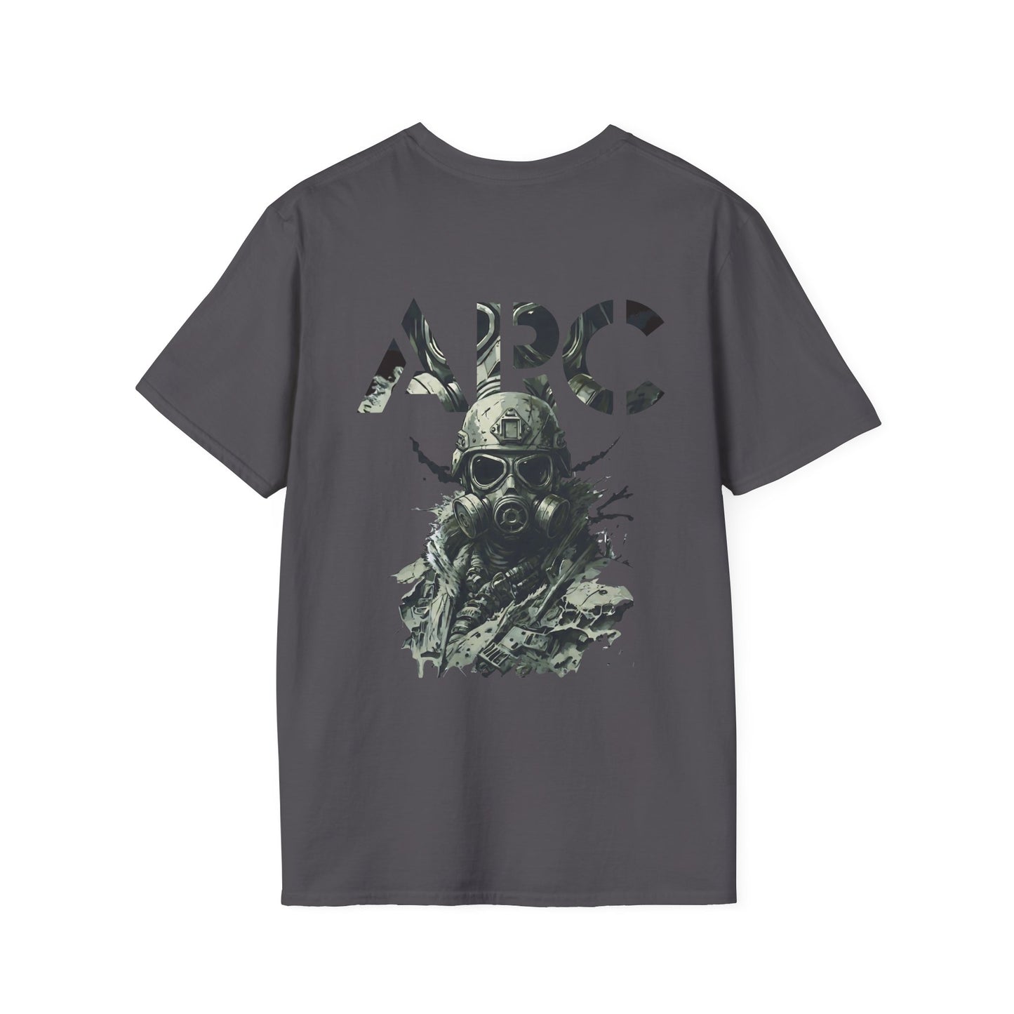 ARC Gas Mask Graphic T-Shirt — Post-Apocalyptic Military Streetwear