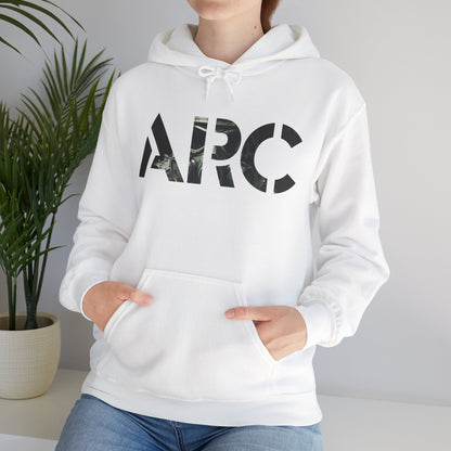 ARC Gas Mask Hoodie — Tactical Post-Apocalyptic Graphic Sweatshirt