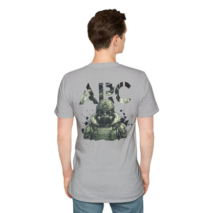 ARC Tactical Soldier T‑Shirt — Military Gas Mask Graphic Tee