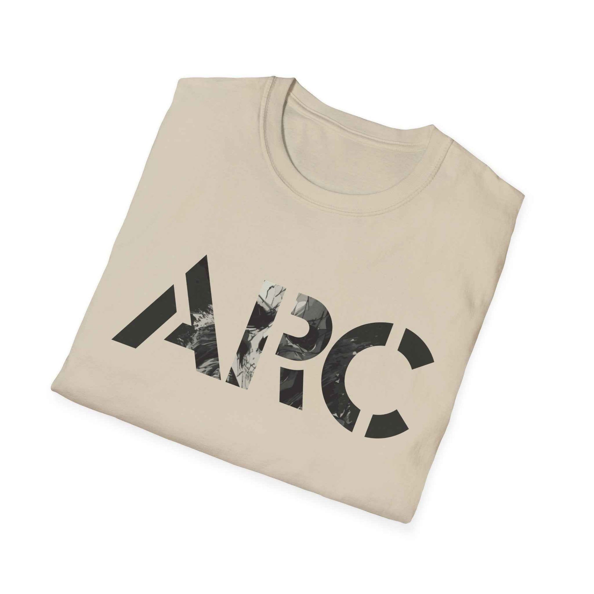 ARC Skull Graphic T‑Shirt — Grunge Military Skull Backprint
