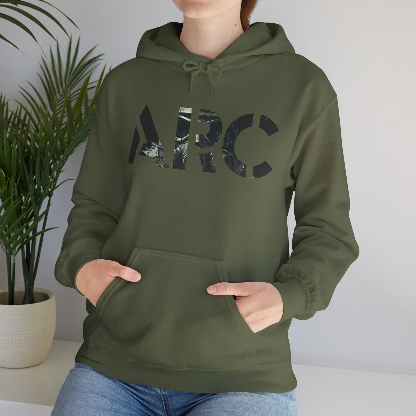 ARC Gas Mask Hoodie — Tactical Post-Apocalyptic Graphic Sweatshirt