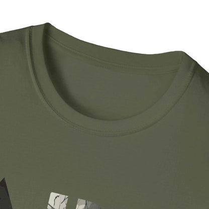 ARC Skull Graphic T‑Shirt — Grunge Military Skull Backprint