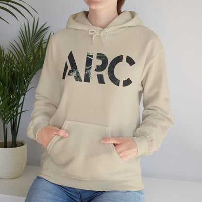 ARC Gas Mask Hoodie — Tactical Post-Apocalyptic Graphic Sweatshirt
