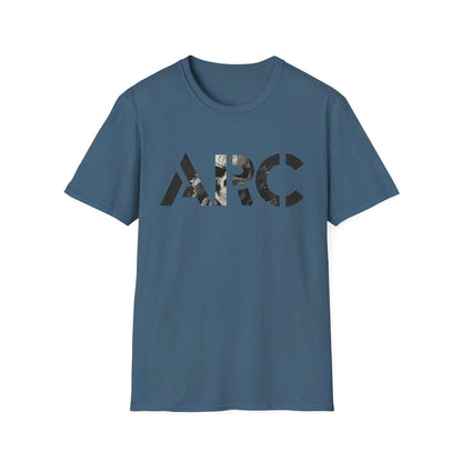 ARC Skull Graphic T‑Shirt — Grunge Military Skull Backprint