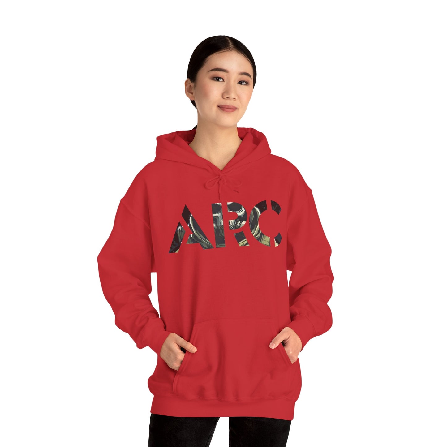 ARC Tactical Skull Hoodie — Military Camo Graphic Pullover