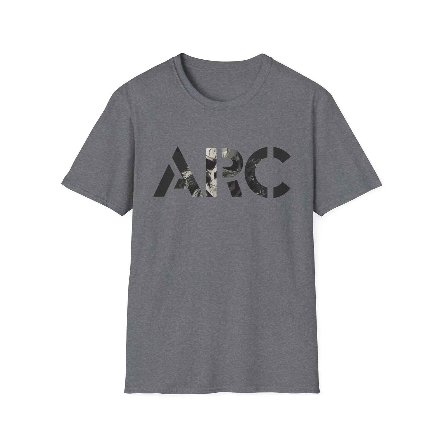 ARC Skull Graphic T‑Shirt — Grunge Military Skull Backprint