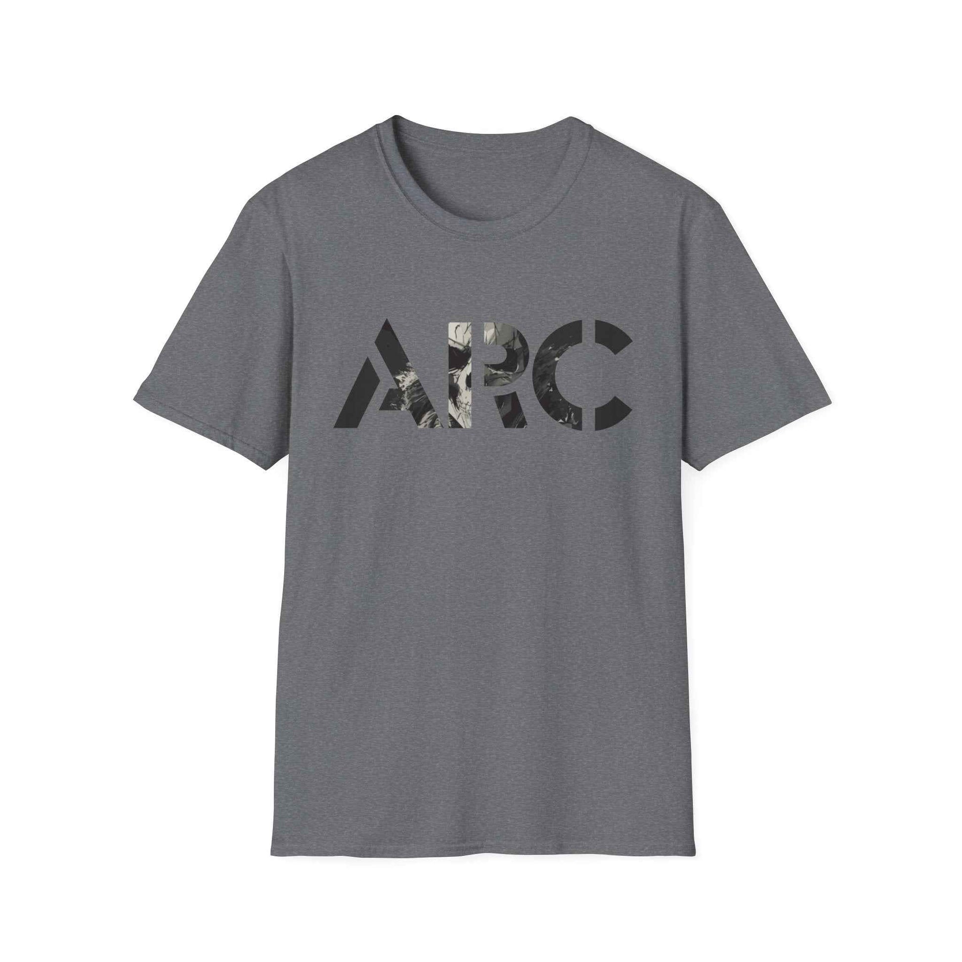 ARC Skull Graphic T‑Shirt — Grunge Military Skull Backprint