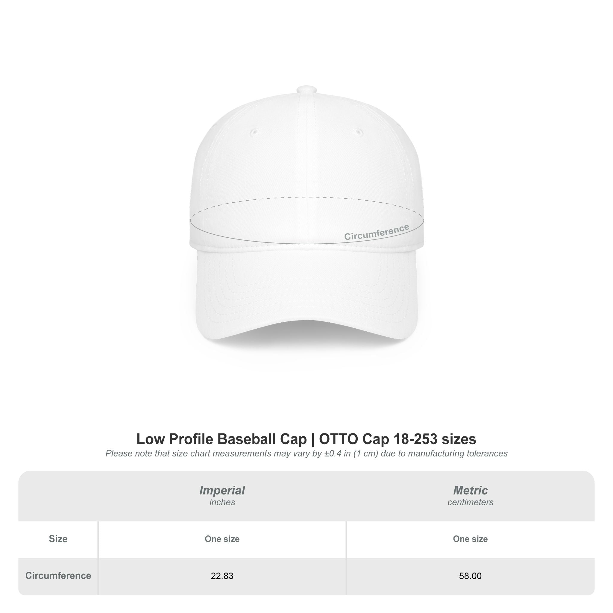 ARC Low Profile Baseball Cap for Everyday Wear