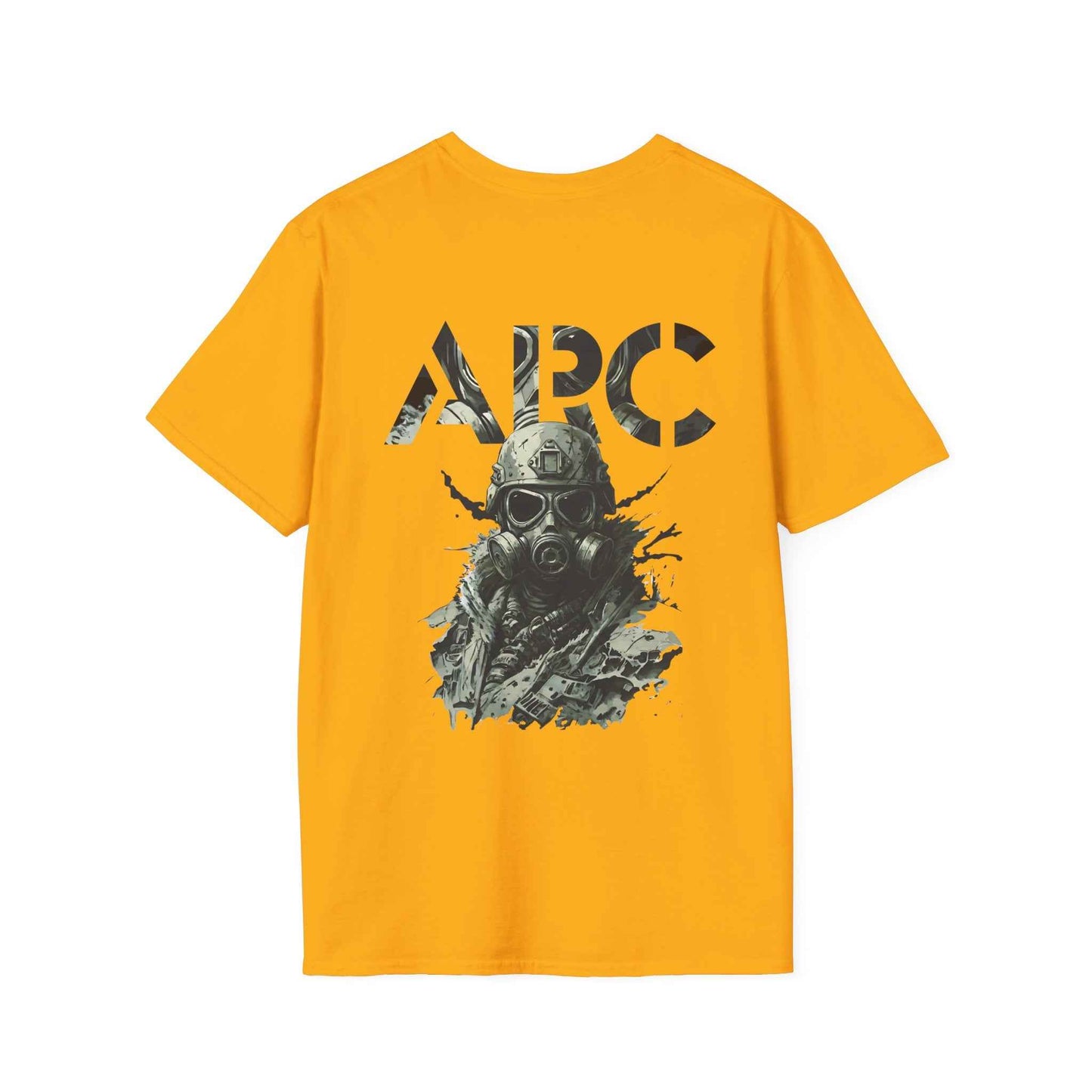 ARC Gas Mask Graphic T-Shirt — Post-Apocalyptic Military Streetwear