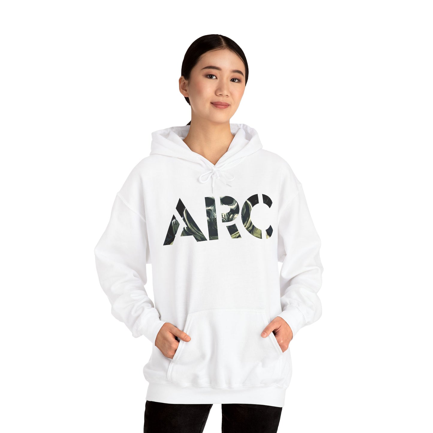 ARC Tactical Skull Hoodie — Military Camo Graphic Pullover