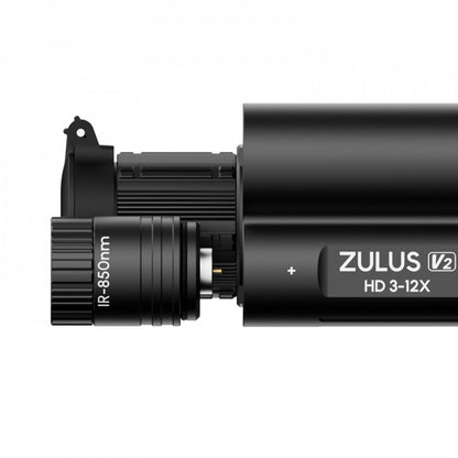 DNT Optics ZULUS HD ZHD312R V2 - 3-12X Digital Night Vision Scope With LRF And Ballistic Calculator