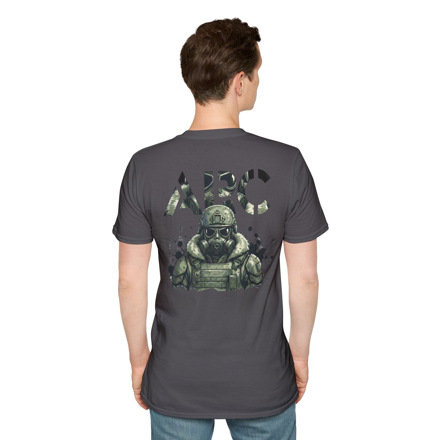 ARC Tactical Soldier T‑Shirt — Military Gas Mask Graphic Tee