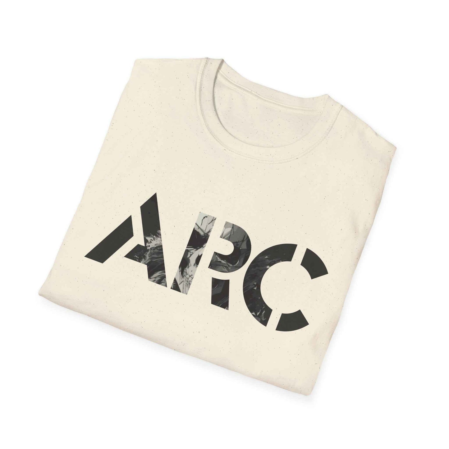 ARC Skull Graphic T‑Shirt — Grunge Military Skull Backprint