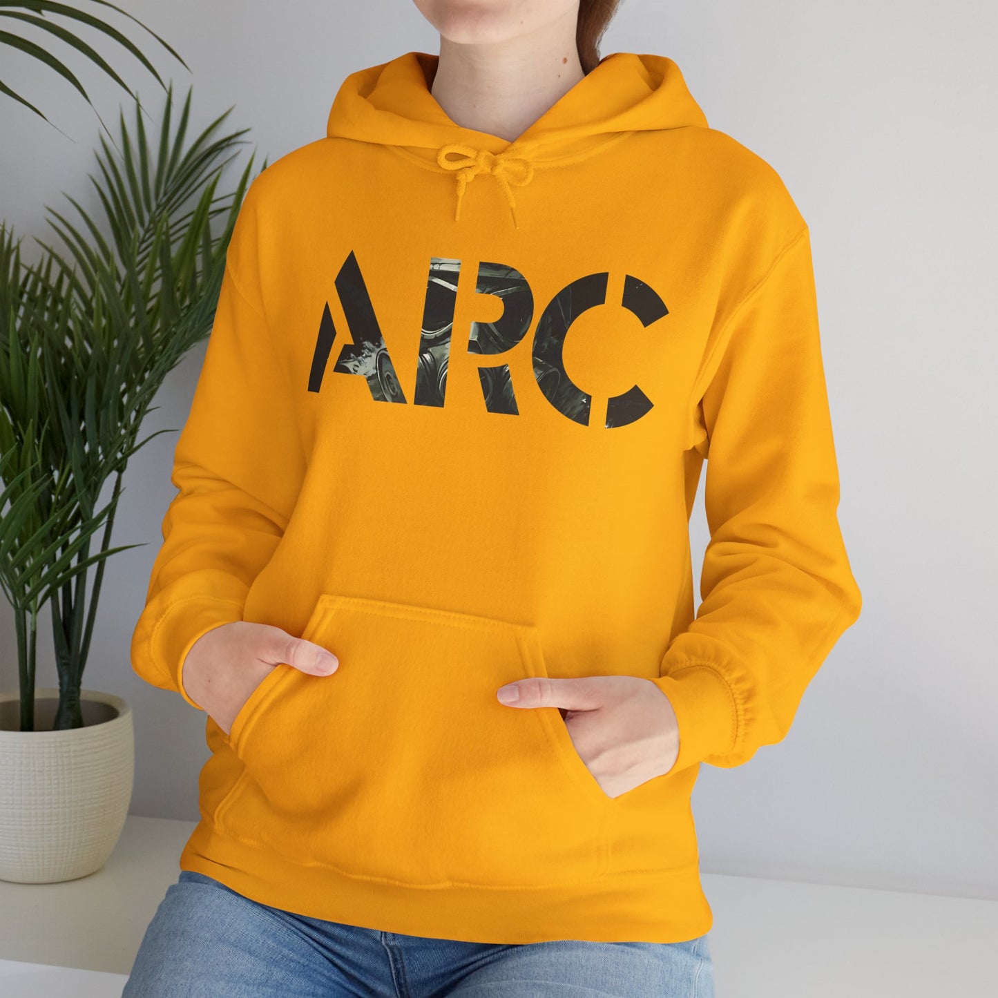 ARC Gas Mask Hoodie — Tactical Post-Apocalyptic Graphic Sweatshirt