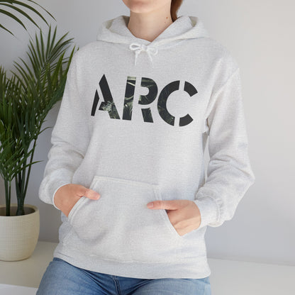 ARC Gas Mask Hoodie — Tactical Post-Apocalyptic Graphic Sweatshirt