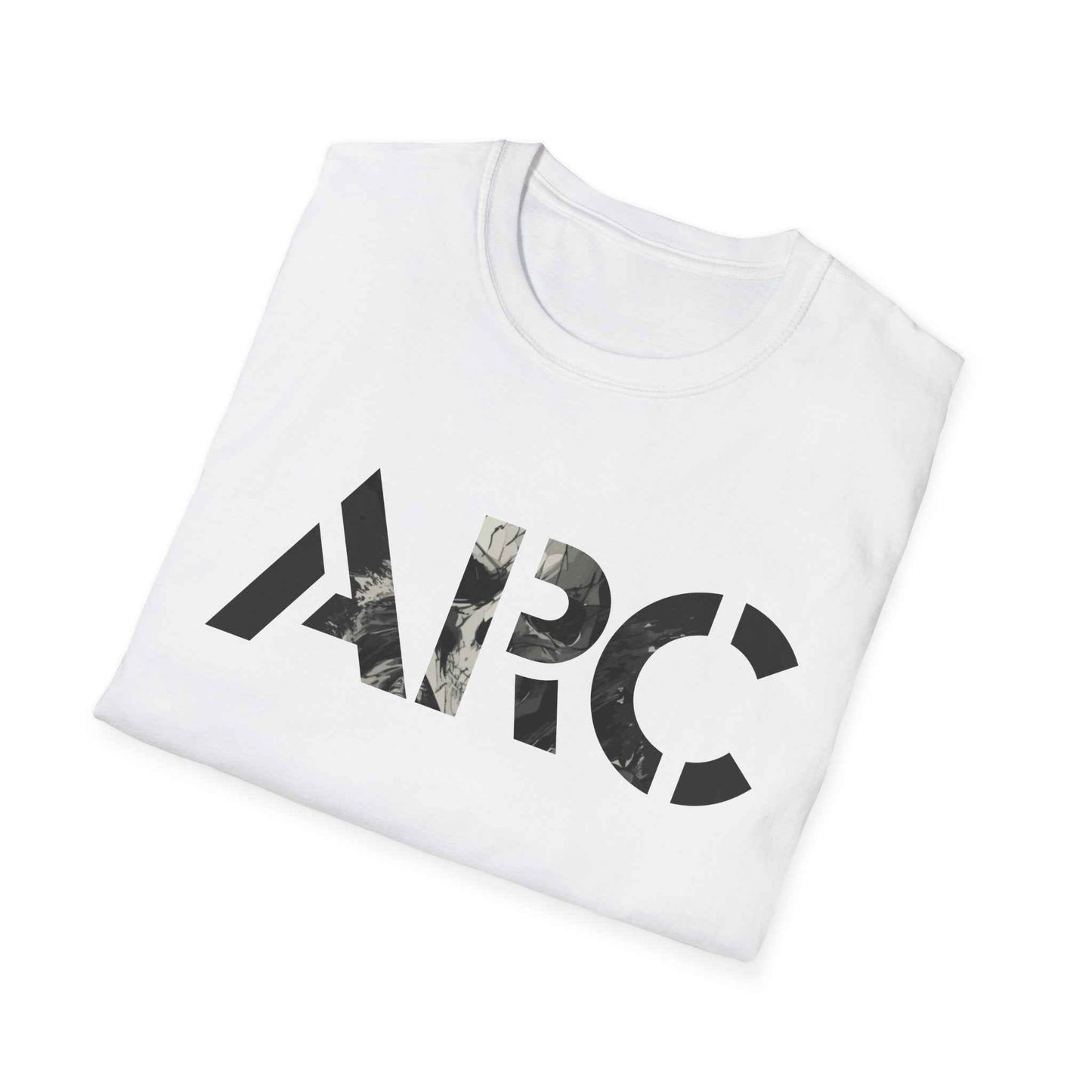 ARC Skull Graphic T‑Shirt — Grunge Military Skull Backprint