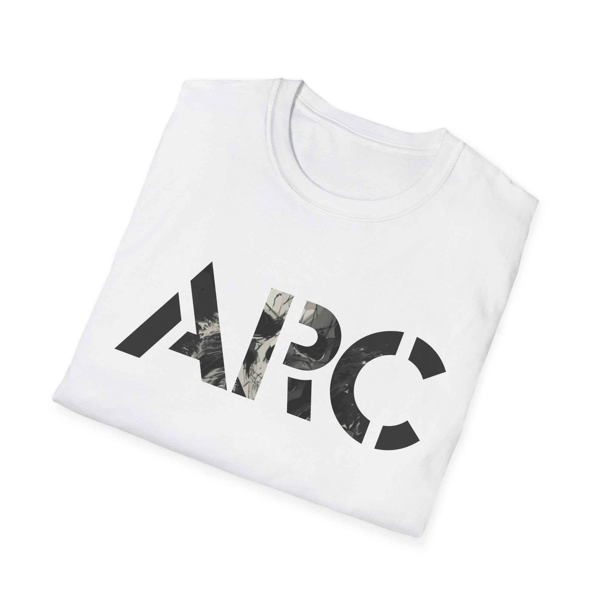 ARC Skull Graphic T‑Shirt — Grunge Military Skull Backprint