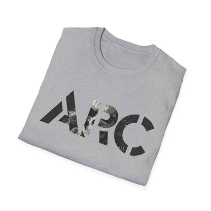 ARC Skull Graphic T‑Shirt — Grunge Military Skull Backprint