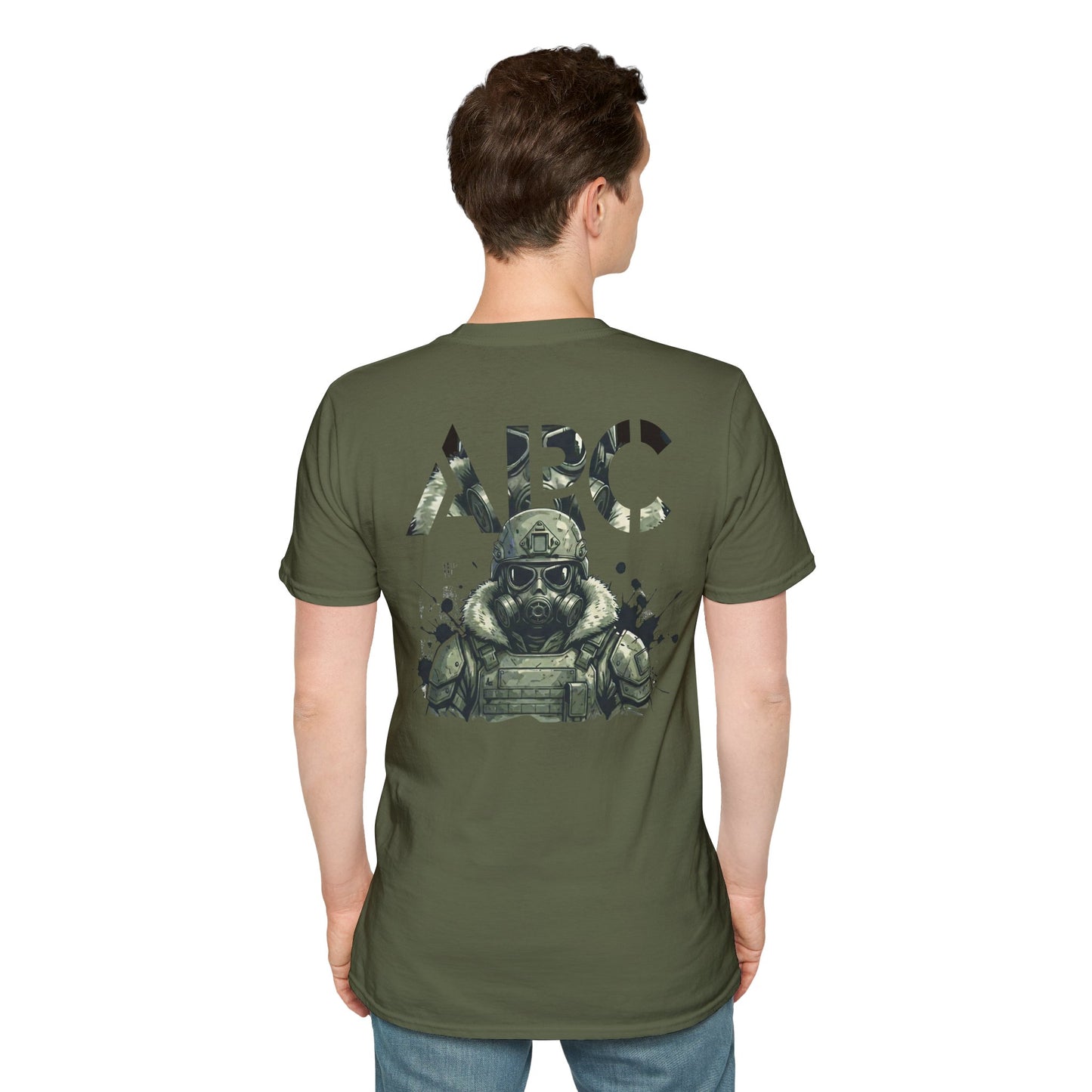 ARC Tactical Soldier T‑Shirt — Military Gas Mask Graphic Tee