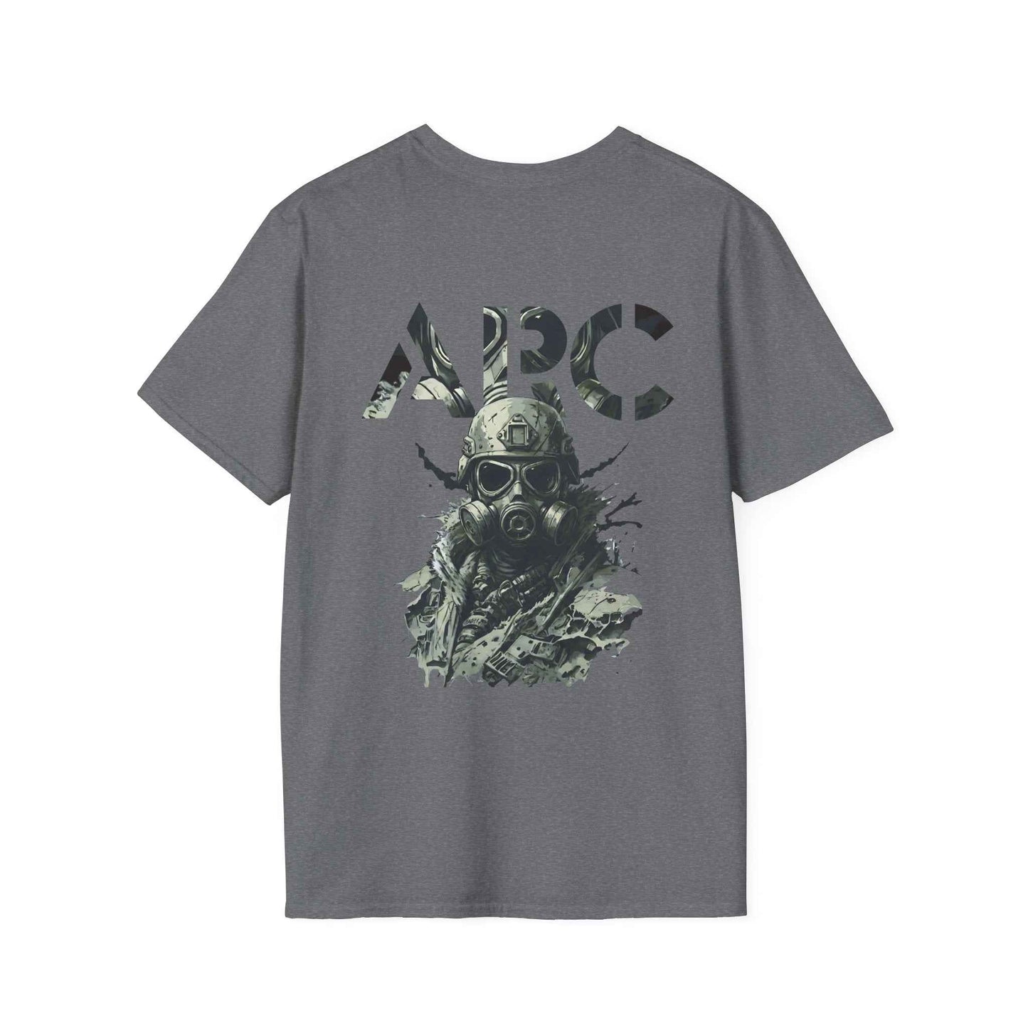 ARC Gas Mask Graphic T-Shirt — Post-Apocalyptic Military Streetwear